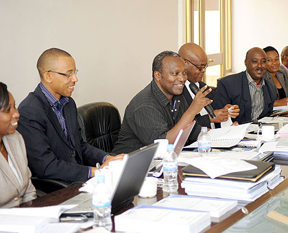 Members of PAC during a session.