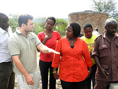 Akagera Park Managing Director Jes Grunar talking to Governor Odette Uwamariya as Rica Rwigamba in charge of Rwanda Tourism at RDB looks on. The New Times / S Rwembeho