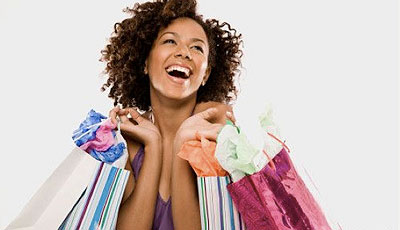 Some women would give anything to shop all day. Net photo.