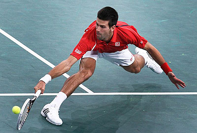 Novak Djokovic suffered his earliest loss at a tournament since 2010, losing to Sam Querrey in Paris' second round. Net photo.