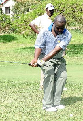 Davis Kashaka has been named on the team for next week's East African Golf Challenge. The New Times / File.