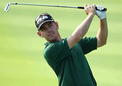 Louis Oosthuizen produced course-record 63 in second round at Mission Hills. Net photo