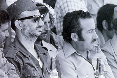 Abu Jihad, right, was a long-time friend and deputy of Palestinian leader Yasser Arafat. Net photo.