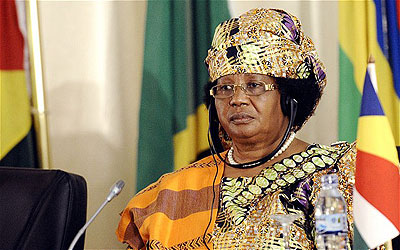 President of Malawi Joyce Banda. Net photo.