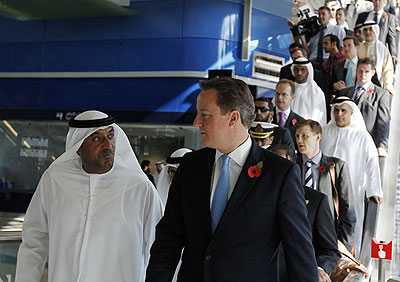 Cameron said discussions with the UAE and Saudi Arabia would show u2018respect and friendshipu2019. Net photo