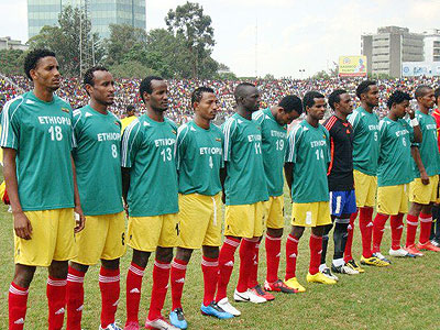 Ethiopians qualifed for their first continental finals since 1982. Net photo.