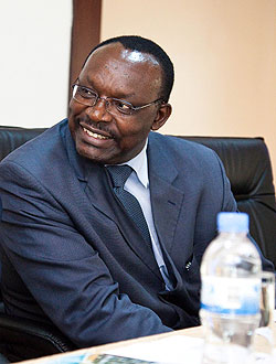 The Minister of Trade and Industry, Francois Kanimba.  The New Times / T. Kisambira