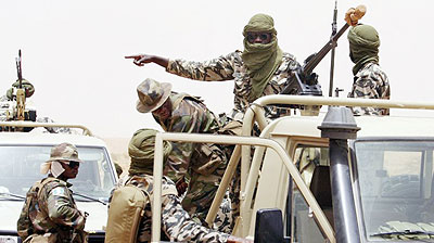 Malian troops and soldiers from other African countries train with the U.S. Special Forces. Net photo.