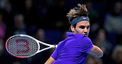 Roger Ferderer will be going for the victory against Juan Martin Del Potro. Net photo.