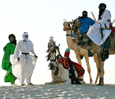 Camels are also a commonm mode of transport. Net photo.