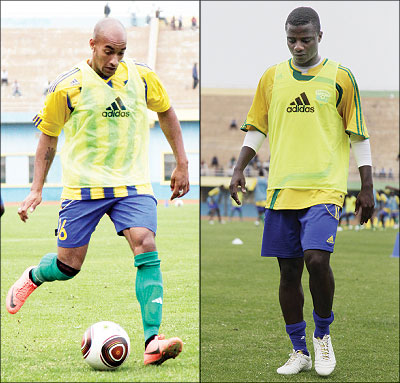 Vietnam-based defender Steven Godfroid is in line to make his second Amavubi appearance, while France-based Uzamukunda (right) will lead the line. The New Times/T. Kisambira.