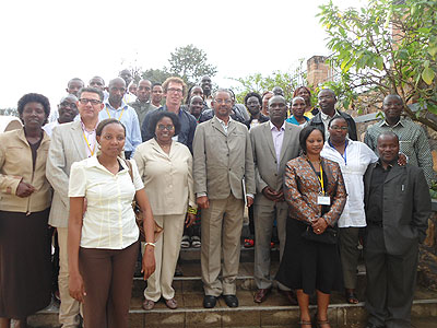 Participants in a group photo at the launch of the training. The New Times / JP Bucyensenge.