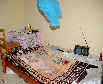 A room adjacent to Leon Mugesera's at Nyarugenge Prison (1930). Mugesera lives in a similar room which he denied journalists to photograph. The New Times / John Mbanda.