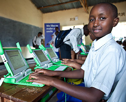 The One Laptop per Child Project is expected to boost ICT use in education. The New Times / T.Kisambira