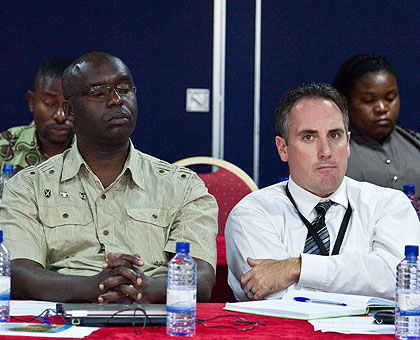 Participants during the malaria meeting. The New Times / T. Kisambira.