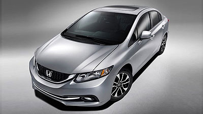 Honda released an image of the new Civic, which it plans to show at the L.A. auto show later this month.