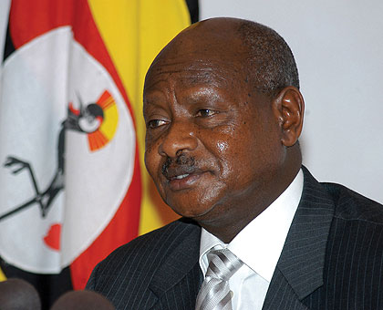 Uganda President Yoweri Museveni.