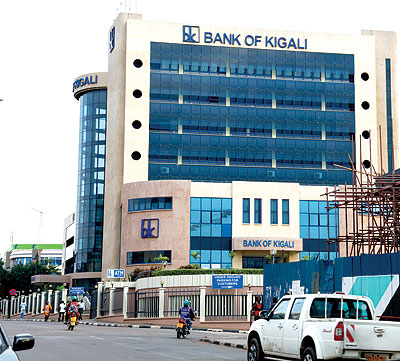Bank of Kigali hopes to tap into the regional market The New Times / File.