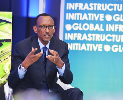 President Kagame speaks at the event on Wednesday in Istanbul. The New Times/Village Urugwiro.