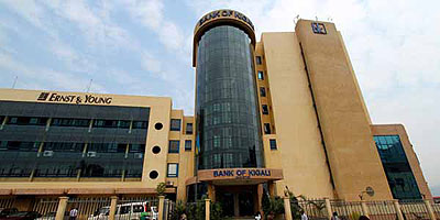 Bank of Kigali headquarters: The bank recorded a net income of Rwf 8.9 billion by September 2012.