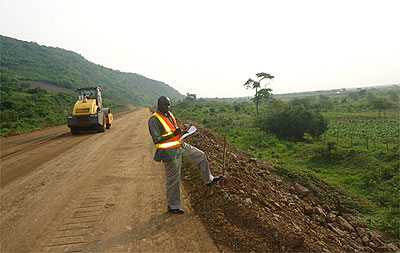 An engineer at work; engineering practitioners would move and work freely in East Africa.  The New Times. File.