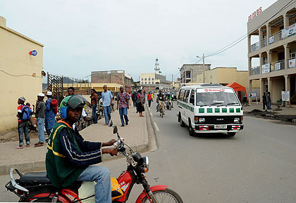 A street in Rubavu town. The New Times / John Mbanda.