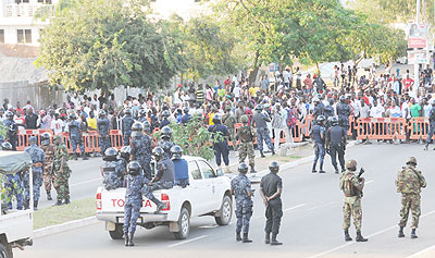 Ghanau2019s main opposition New Patriotic Party (NPP) Sunday officially u201crejectedu201d the final results of the countryu2019s presidential election in which incumbent President John Dramani Mahama was declared winner. Xinhua photo.