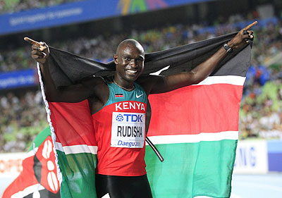 Olympic Champion David Rudisha. Net photo.