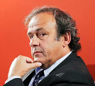 UEFA president Michel Platini.