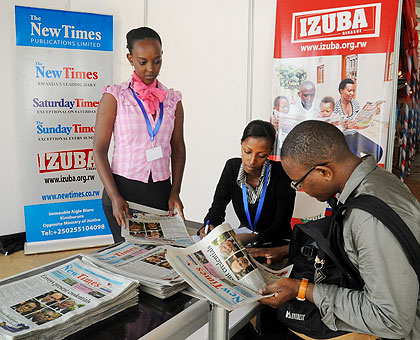 TNT stand at the Prosperity Expo. The New Times / John Mbanda.