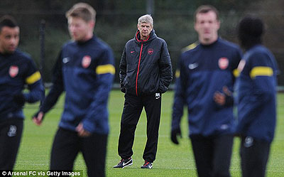 Against the tide: Arsenal manager Arsene Wenger is under increasing pressure from the fans. Net photo.