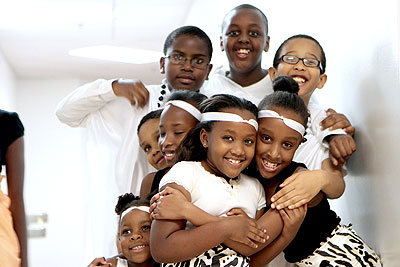 A performance by children at the Agaciro launch in Washington DC. The New Times / Courtesy.