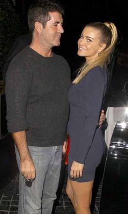 Simon Cowell and Carmen Electra