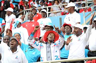 Rwandans celebrate 25 years of RPF on Thursday . The New Times / Courtesy.