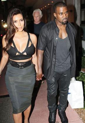 Kim Kardashian is bringing boyfriend Kanye West home. Net photo.