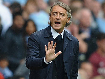 Underfire: Roberto Mancini.