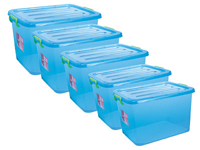 Plastic containers can keep anything safe.