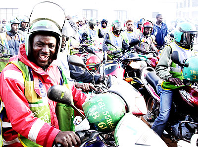 Motorcyclists can now operate without fear of losing their bikes to Police. The New Times/ File