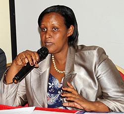 Chief Gender Monitor, Oda Gasinzigwa. The Sunday Times / File.