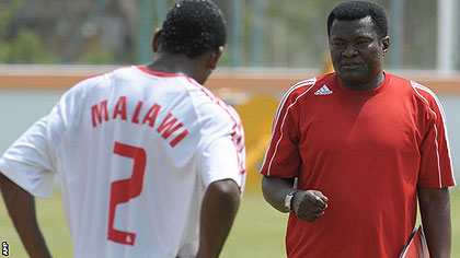 Malawi head coach Kinnah Phiri fired. Net photo.