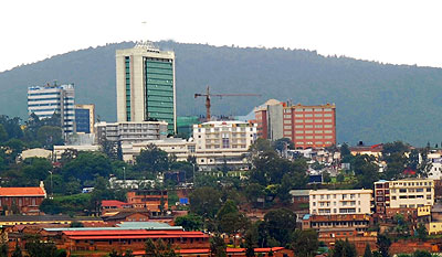 The ever changing face of the Kigali skyline is an indication of a robust economy. The New Times / File.