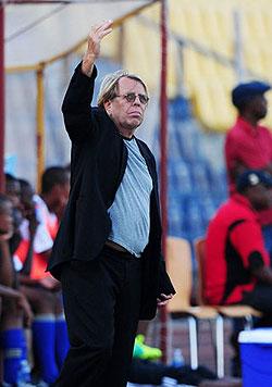 Claude Le Roy, who is in his second spell with DR Congo, was reported on Friday to have handed a letter of resignation but he has since denied it.  Net photo