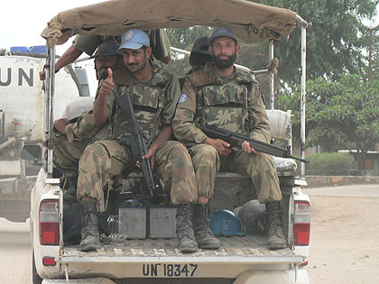 MONUSCO forces in Uvira, DR Congo. Net photo.