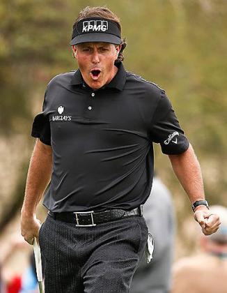 Phil Mickelson has moved back into the worldu2019s top 10 for the first time since last May after his victory at the Waste Management Phoenix Open. Net photo.