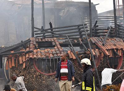 What was left of Cadillac. Night clubs need put up fire safety measures. Sunday Times / File.