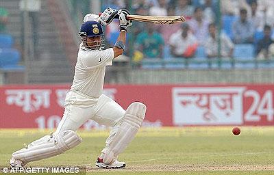 Sachin Tendulkar is close to reaching his 52nd Test match hundred. Net photo.