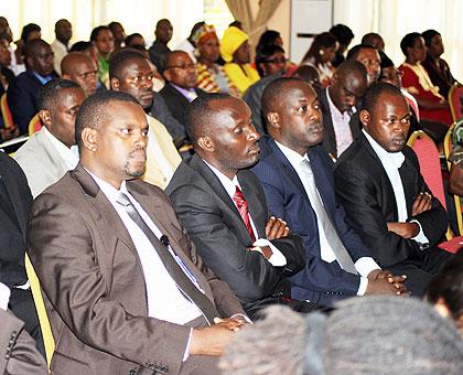 Participants at the NPPA meeting on Friday. The New Times / John Mbanda.