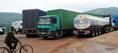 Gatuna trailers  The New Times / File.