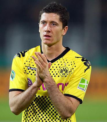 Borussia Dortmund striker Robert Lewandowski. Net photo.