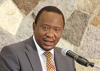 Uhuru Kenyatta.